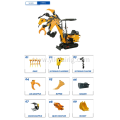 New Mini Excavator Prices 2000kg Bagger Excavators